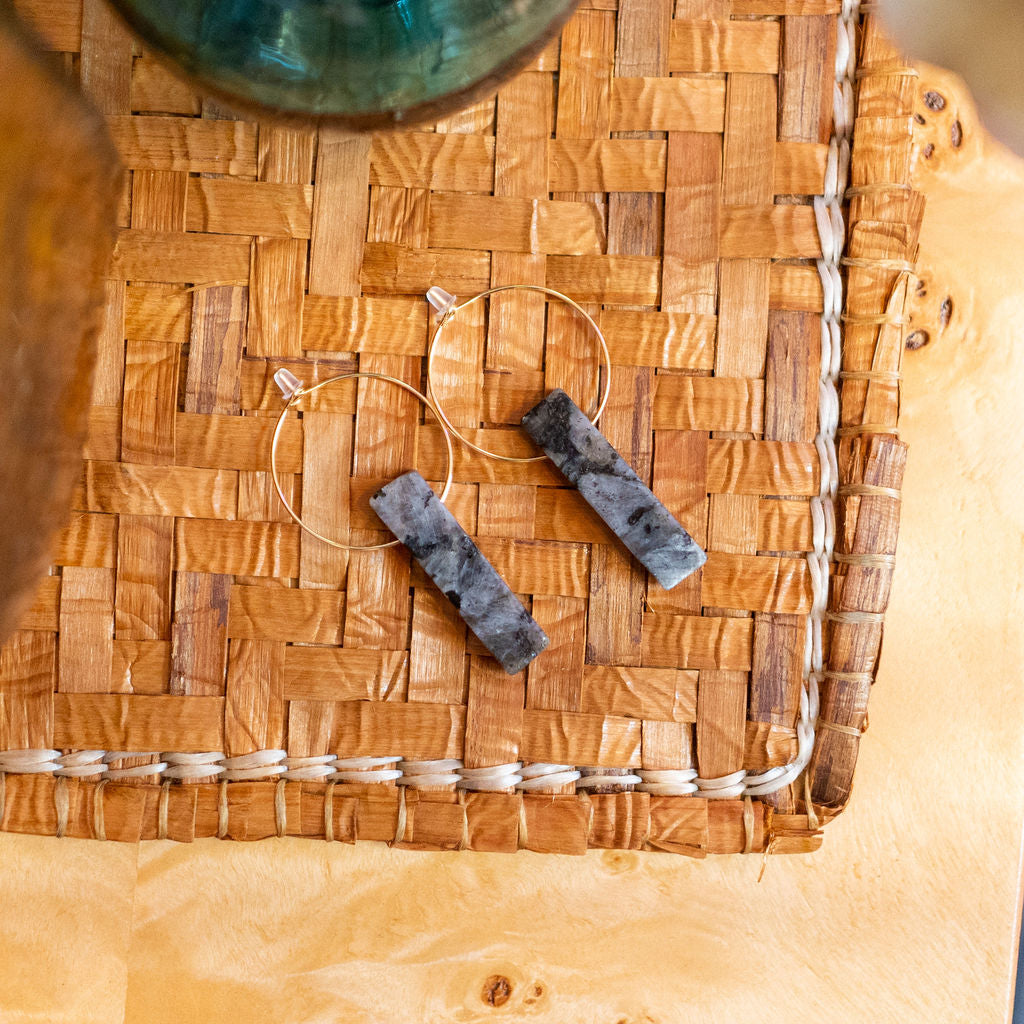 Crystal Hoops
