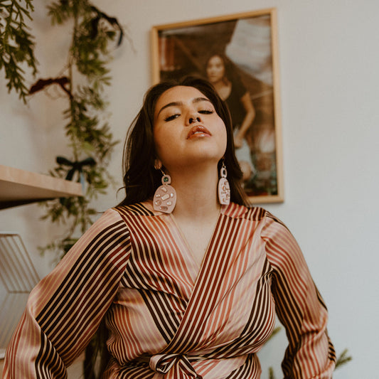 generational love pink acrylic ovoid hook model