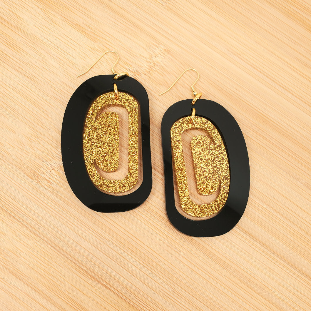 Large Ovoid Earring