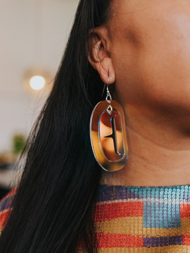 Large Ovoid Earring