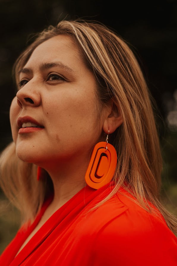 Large Ovoid Earring