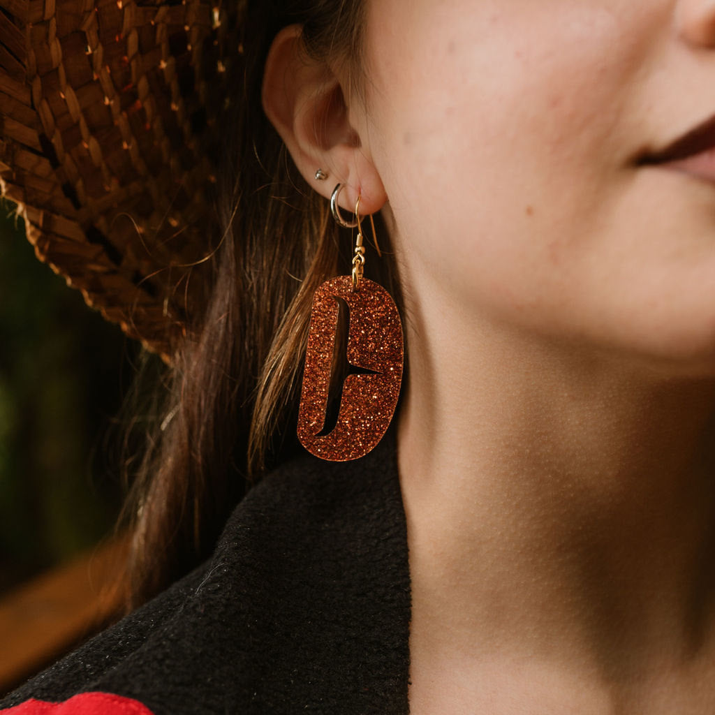 Small Ovoid Earring