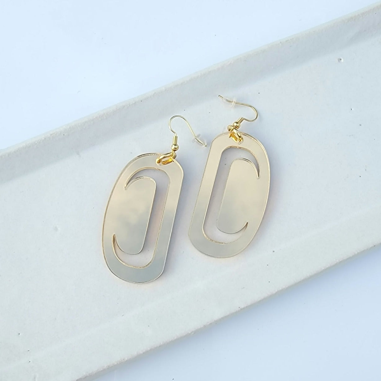 Small Ovoid Earring