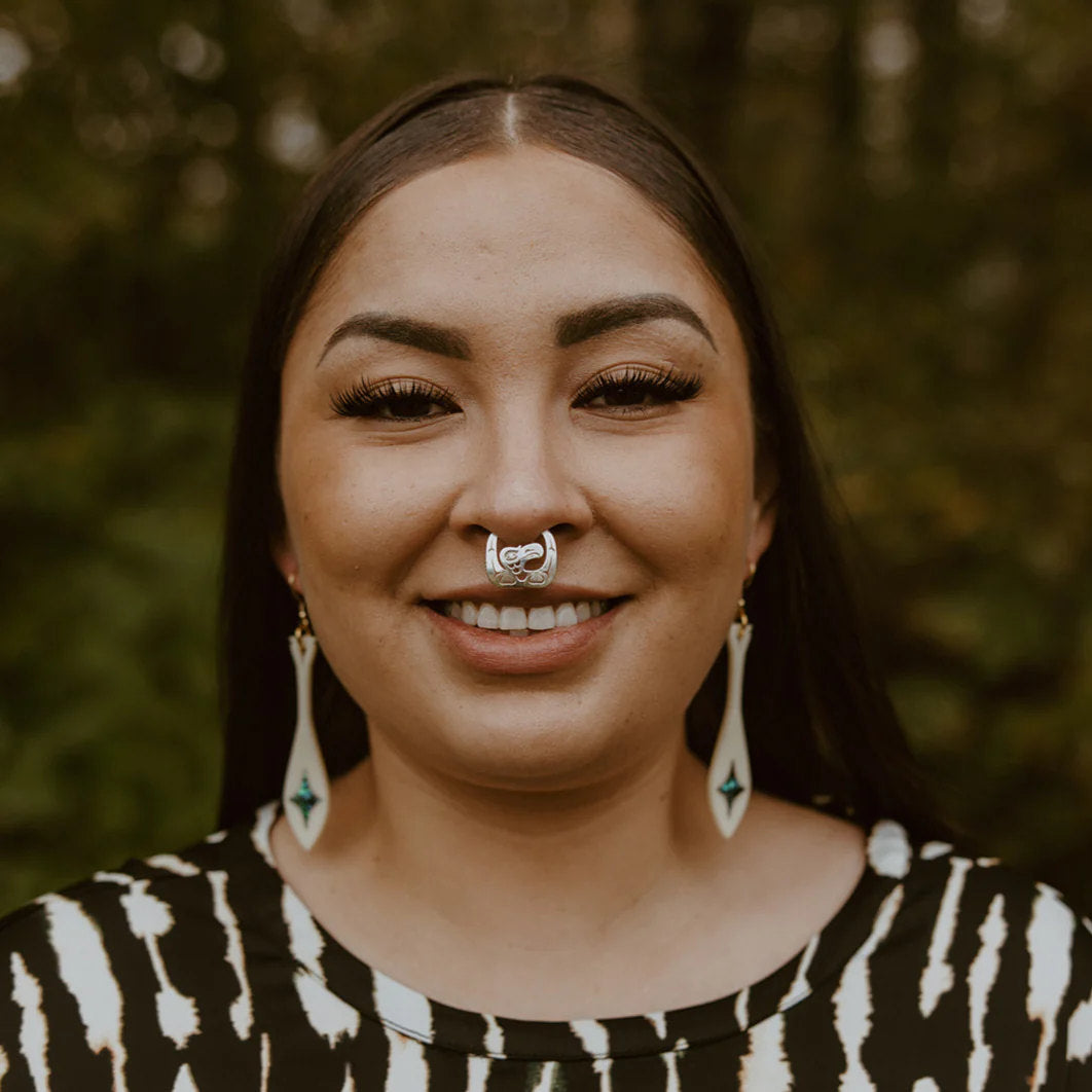 septum ring sterling silver small eagle
