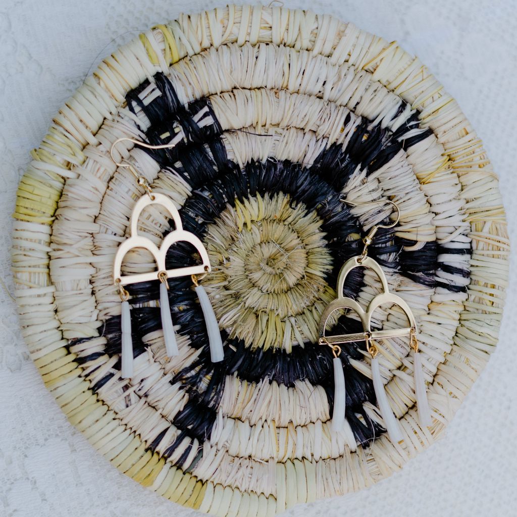 'She Dreamed of Rain Earring (Dentalium) - PRE ORDER