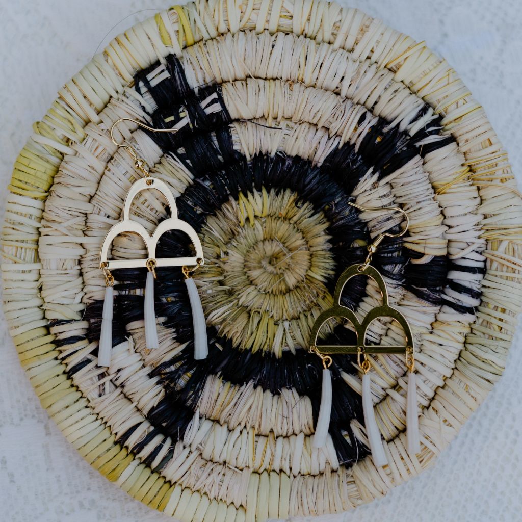 'She Dreamed of Rain Earring (Dentalium) - PRE ORDER