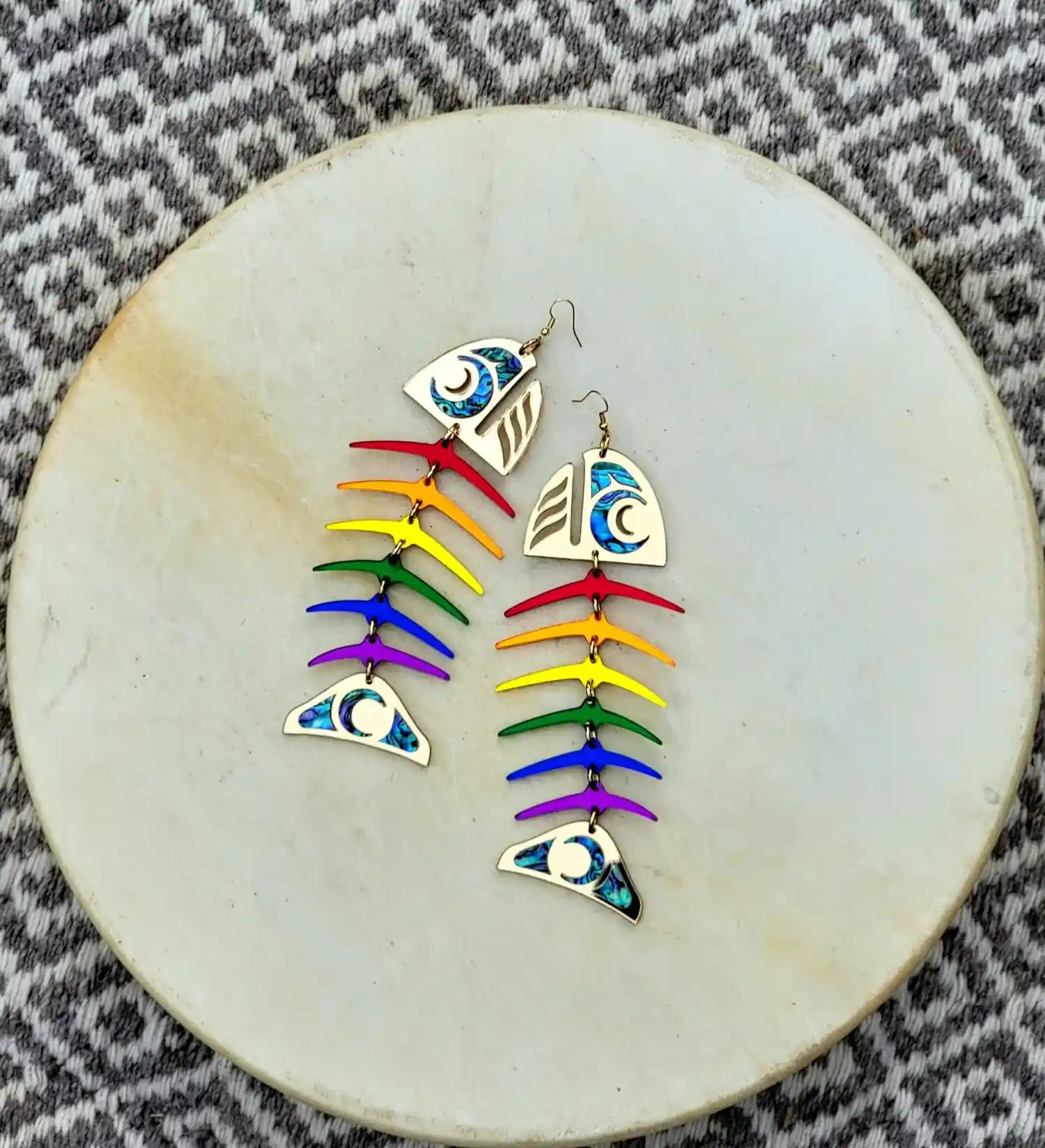 Vintage photo depicting the rich history of Copper Canoe Woman jewelry