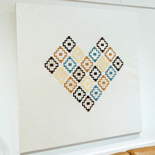 Hopi Heart Basket on Canvas