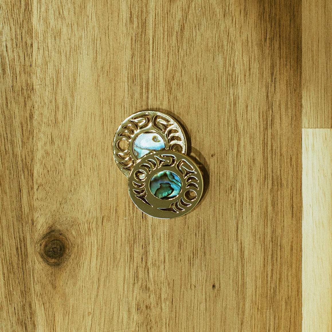 Metal New Moon Earring