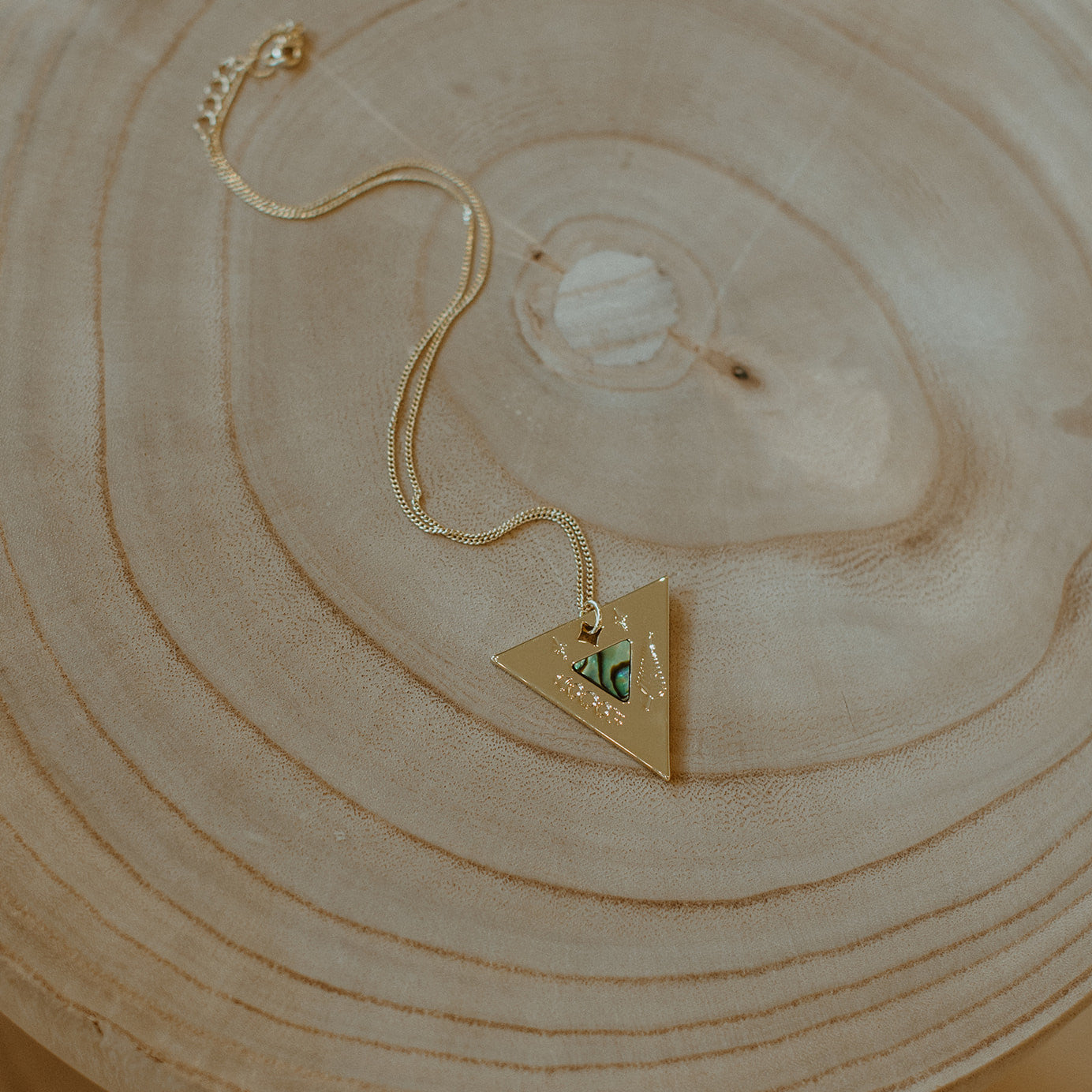 Metal Moon Time Necklace