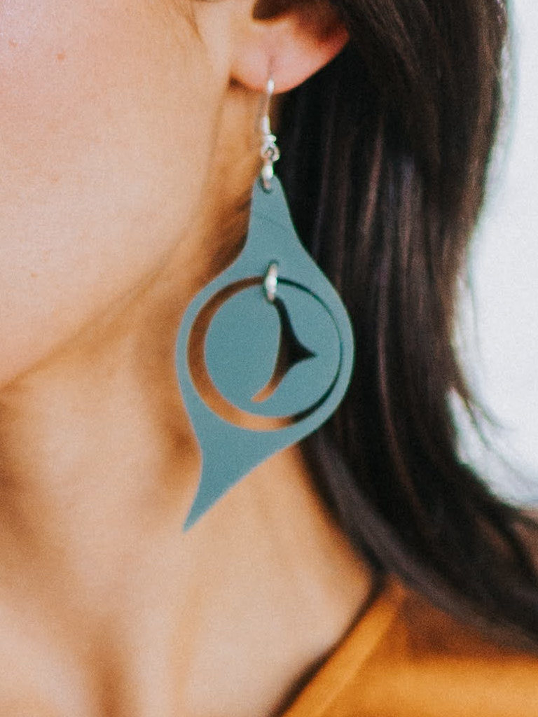 Matte Sage Octopus Eye - Copper Canoe Woman