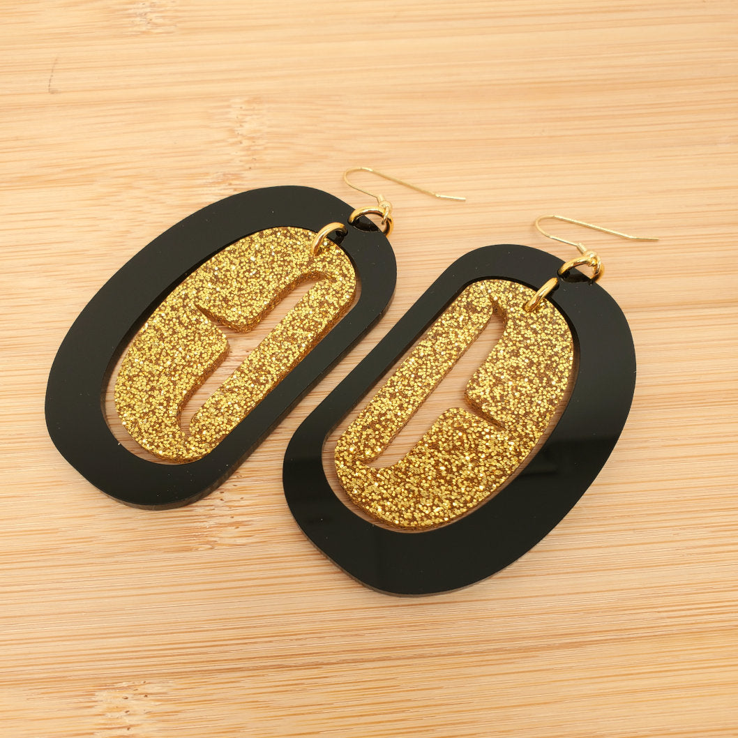 Large Ovoid Earring