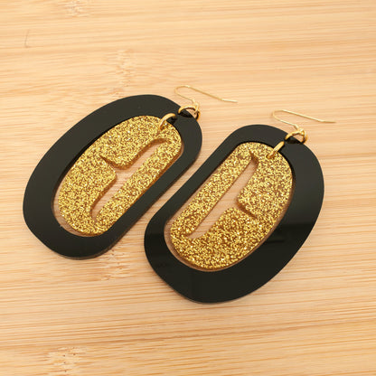 Large Ovoid Earring