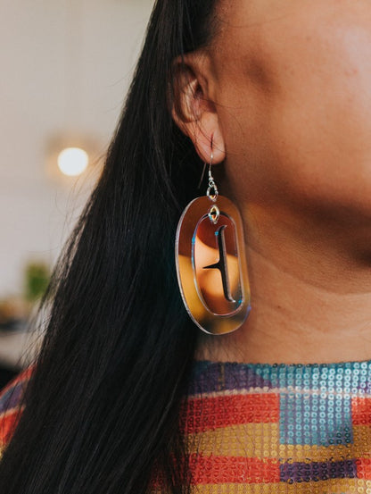 Large Ovoid Earring